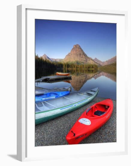 Two Medicine Lake and Sinopah Mountain, Glacier National Park, Montana, USA-Jamie & Judy Wild-Framed Photographic Print