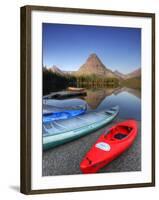 Two Medicine Lake and Sinopah Mountain, Glacier National Park, Montana, USA-Jamie & Judy Wild-Framed Photographic Print