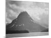 Two Medicine Lake Glacier National Park Montana 1933-1942-Ansel Adams-Mounted Art Print