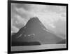 Two Medicine Lake Glacier National Park Montana 1933-1942-Ansel Adams-Framed Art Print