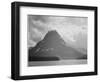 Two Medicine Lake Glacier National Park Montana 1933-1942-Ansel Adams-Framed Art Print