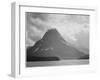 Two Medicine Lake Glacier National Park Montana 1933-1942-Ansel Adams-Framed Art Print