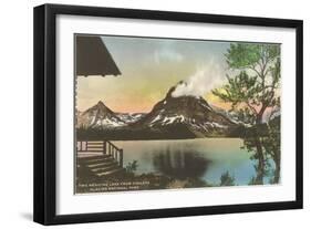 Two Medicine Lake, Glacier National Park, Montana-null-Framed Art Print