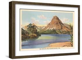 Two Medicine Lake, Glacier Park, Montana-null-Framed Art Print