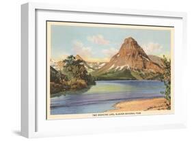 Two Medicine Lake, Glacier Park, Montana-null-Framed Art Print