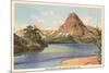 Two Medicine Lake, Glacier Park, Montana-null-Mounted Premium Giclee Print
