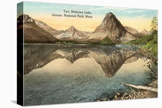 Two Medicine Lake, Glacier Park, Montana-null-Stretched Canvas