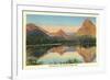 Two Medicine Lake, Glacier Park, Montana-null-Framed Premium Giclee Print