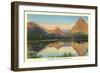 Two Medicine Lake, Glacier Park, Montana-null-Framed Art Print