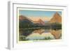 Two Medicine Lake, Glacier Park, Montana-null-Framed Art Print