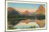 Two Medicine Lake, Glacier Park, Montana-null-Mounted Art Print