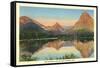 Two Medicine Lake, Glacier Park, Montana-null-Framed Stretched Canvas