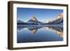 Two Medicine Lake in Winter, Glacier National Park, Montana, USA-Chuck Haney-Framed Photographic Print