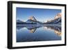 Two Medicine Lake in Winter, Glacier National Park, Montana, USA-Chuck Haney-Framed Photographic Print