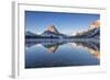 Two Medicine Lake in Winter, Glacier National Park, Montana, USA-Chuck Haney-Framed Photographic Print