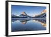 Two Medicine Lake in Winter, Glacier National Park, Montana, USA-Chuck Haney-Framed Photographic Print