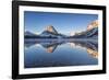 Two Medicine Lake in Winter, Glacier National Park, Montana, USA-Chuck Haney-Framed Photographic Print