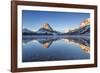 Two Medicine Lake in Winter, Glacier National Park, Montana, USA-Chuck Haney-Framed Photographic Print