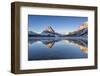 Two Medicine Lake in Winter, Glacier National Park, Montana, USA-Chuck Haney-Framed Premium Photographic Print