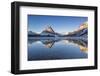 Two Medicine Lake in Winter, Glacier National Park, Montana, USA-Chuck Haney-Framed Photographic Print