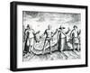 Two Men and Two Women from 'India Orientalis', 1598-Theodore de Bry-Framed Giclee Print