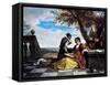 Two Men and Young Woman Making Music on Terrace, 1670-1675-Jan Steen-Framed Stretched Canvas