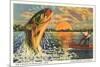 Two Men Catching Big Fish, Paso Robles-null-Mounted Premium Giclee Print