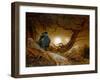 Two Men Contemplating the Moon, C1825-1830-Caspar David Friedrich-Framed Giclee Print