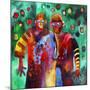 Two Men Dancing in the Same Trousers-Susse Volander-Mounted Premium Giclee Print