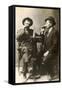 Two Men Drinking Beer-null-Framed Stretched Canvas