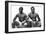 Two Men from Assinie, Guinea, C1860-1920-Jean Andre Rixens-Framed Giclee Print