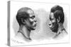 Two Men from French Guinea, C1850-1890-Emile Antoine Bayard-Stretched Canvas