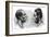 Two Men from French Guinea, C1850-1890-Emile Antoine Bayard-Framed Giclee Print