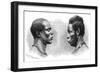 Two Men from French Guinea, C1850-1890-Emile Antoine Bayard-Framed Giclee Print