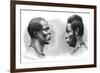 Two Men from French Guinea, C1850-1890-Emile Antoine Bayard-Framed Giclee Print