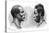 Two Men from French Guinea, C1850-1890-Emile Antoine Bayard-Stretched Canvas