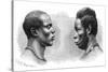 Two Men from French Guinea, C1850-1890-Emile Antoine Bayard-Stretched Canvas
