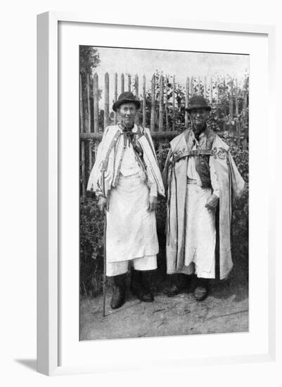 Two Men from Krupina, Slovakia, 1922-V Sixta-Framed Giclee Print