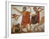 Two Men, from the Tomb of the Augurs, c.530-520 BC-Etruscan-Framed Giclee Print
