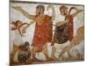 Two Men, from the Tomb of the Augurs, c.530-520 BC-Etruscan-Mounted Giclee Print