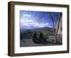 Two Men on a Bench, Barbagia, Sardinia, Italy, Europe-Oliviero Olivieri-Framed Photographic Print