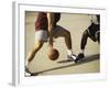 Two Men Playing Basketball-null-Framed Photographic Print