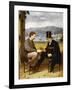 Two Men Playing Game of Morra-null-Framed Giclee Print