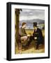 Two Men Playing Game of Morra-null-Framed Giclee Print