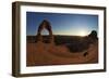 Two Men Sitting, Delicate Arch, Arches National Park, Moab, Utah, United States of America-Peter Barritt-Framed Photographic Print