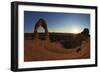 Two Men Sitting, Delicate Arch, Arches National Park, Moab, Utah, United States of America-Peter Barritt-Framed Photographic Print