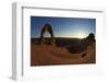 Two Men Sitting, Delicate Arch, Arches National Park, Moab, Utah, United States of America-Peter Barritt-Framed Photographic Print