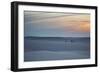 Two Men Walk a Donkey over Dunes at Sunset in Brazil's Lencois Maranhenses National Park-Alex Saberi-Framed Photographic Print