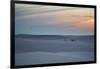 Two Men Walk a Donkey over Dunes at Sunset in Brazil's Lencois Maranhenses National Park-Alex Saberi-Framed Photographic Print