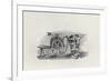 Two Men with a Barrel Cart (Wood Engraving)-Thomas Bewick-Framed Giclee Print